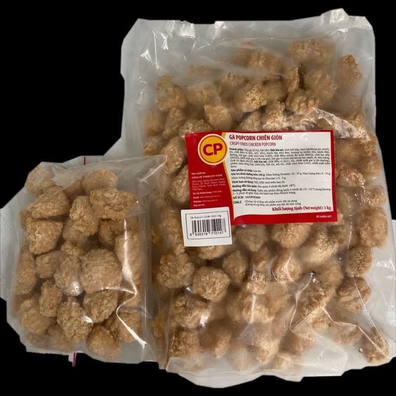 GÀ POPCORN CHIÊN BỘT 1 KG - 1 kg