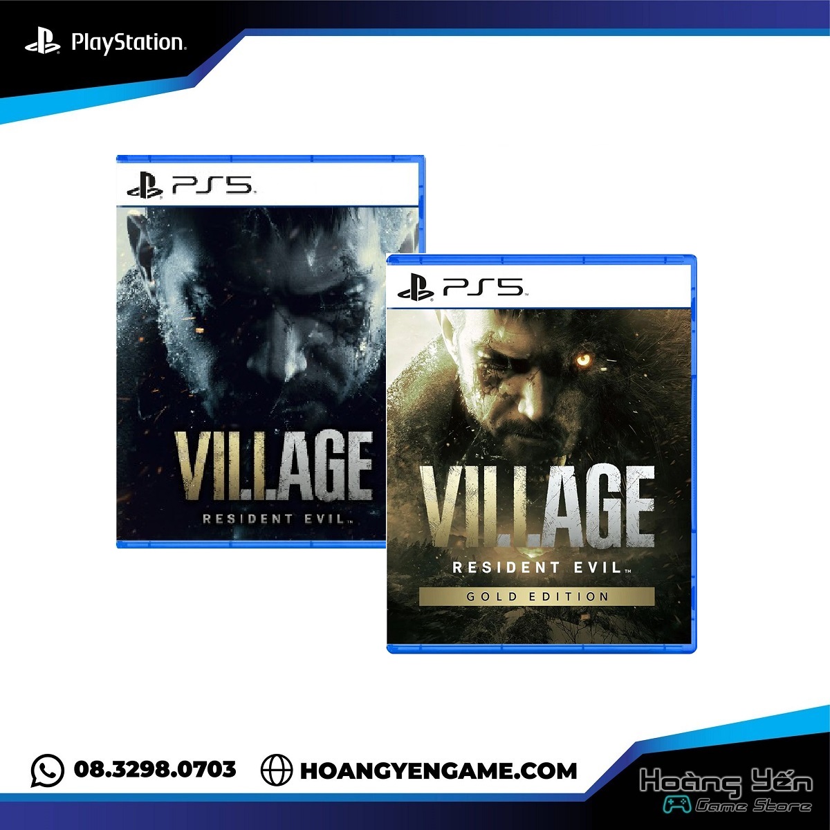 Đĩa Game Resident Evil Village Gold Edition Ps5