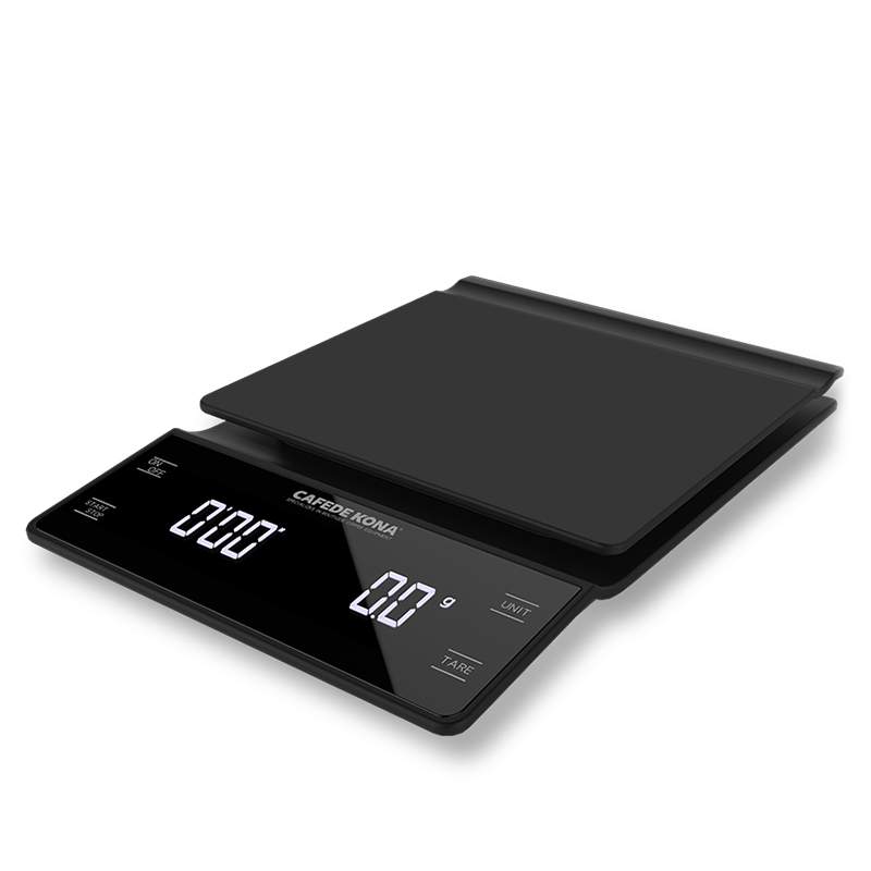 Cân đo điện tử chuyên pha chế cà phê cafe de kona scale digital drip v60 ck5700 – đen