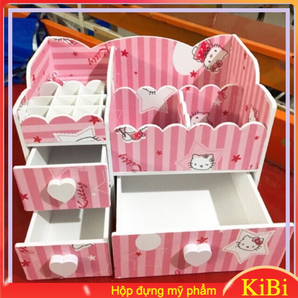 Khay Đựng Mỹ Phẩm Lượn Sóng kitty