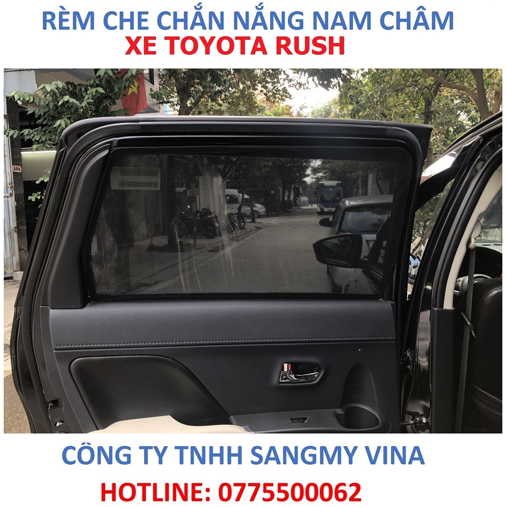 Rèm che chắn nắng nam châm xe toyota rush