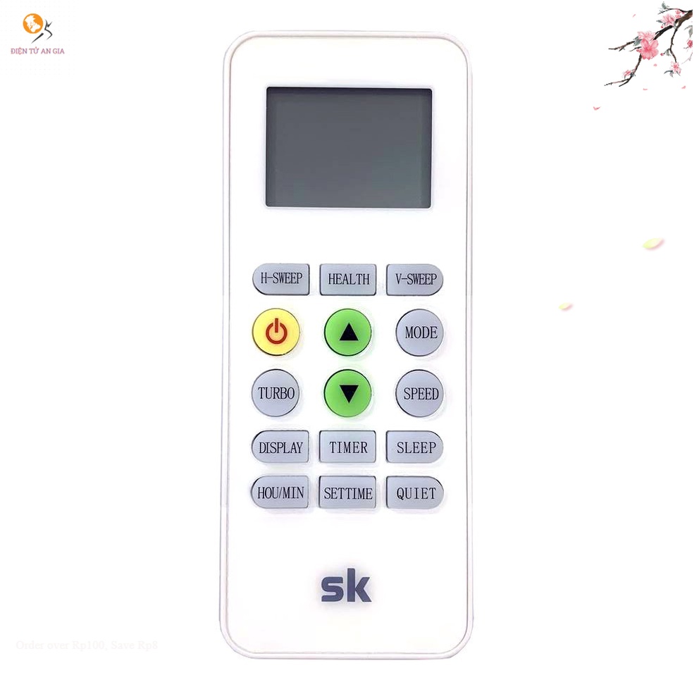Remote điều khiển kkg12b-c1 dành cho máy điều hòa sk sumikura ac