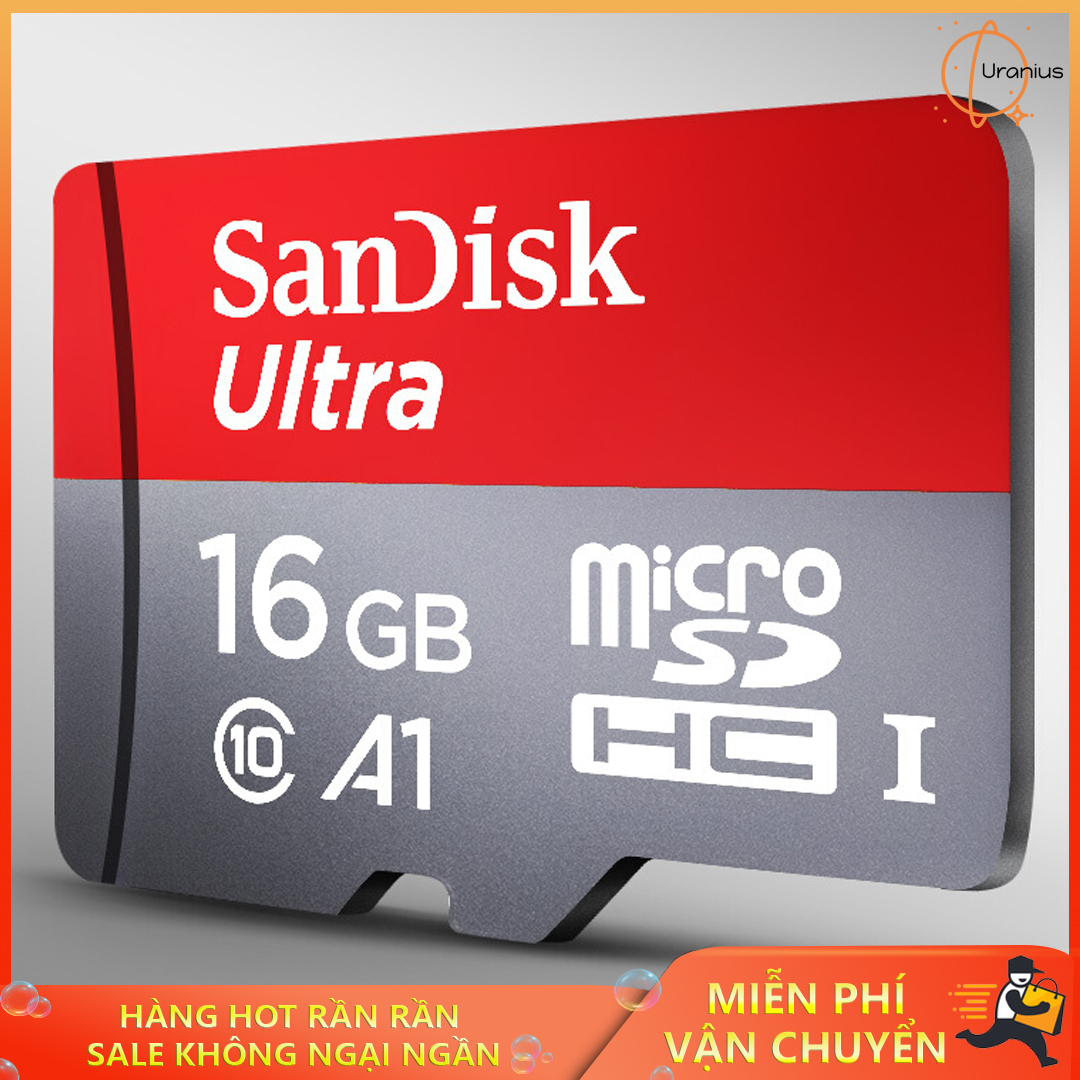 Thẻ nhớ Micro SD SANDISK tốc độ siêu nhanh, tương thích cao, hoạt động bền bỉ ổn định