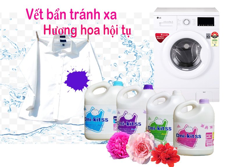 [ĐƠN 49K FREESHIP 15K] COMBO 2 CAN NƯỚC GIẶT DNI-KITSS 5 TRONG 1 ( chat shop để có giá rẻ ạ  )