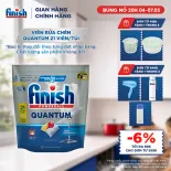 Viên Rửa Chén Bát Finish Powerball Quantum 21 viên