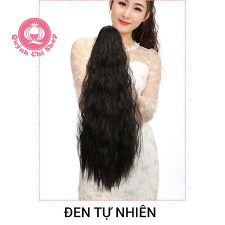 Tóc giả nữ ngoặm đuôi CAO CẤP . Tóc dập xù dài 60cm, cá tính, thời thượng