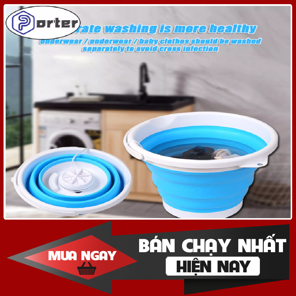 Máy giặt mini thông minh, bồn giặt tự động cầm tay, máy giặt trẻ em bảo hành 2 năm