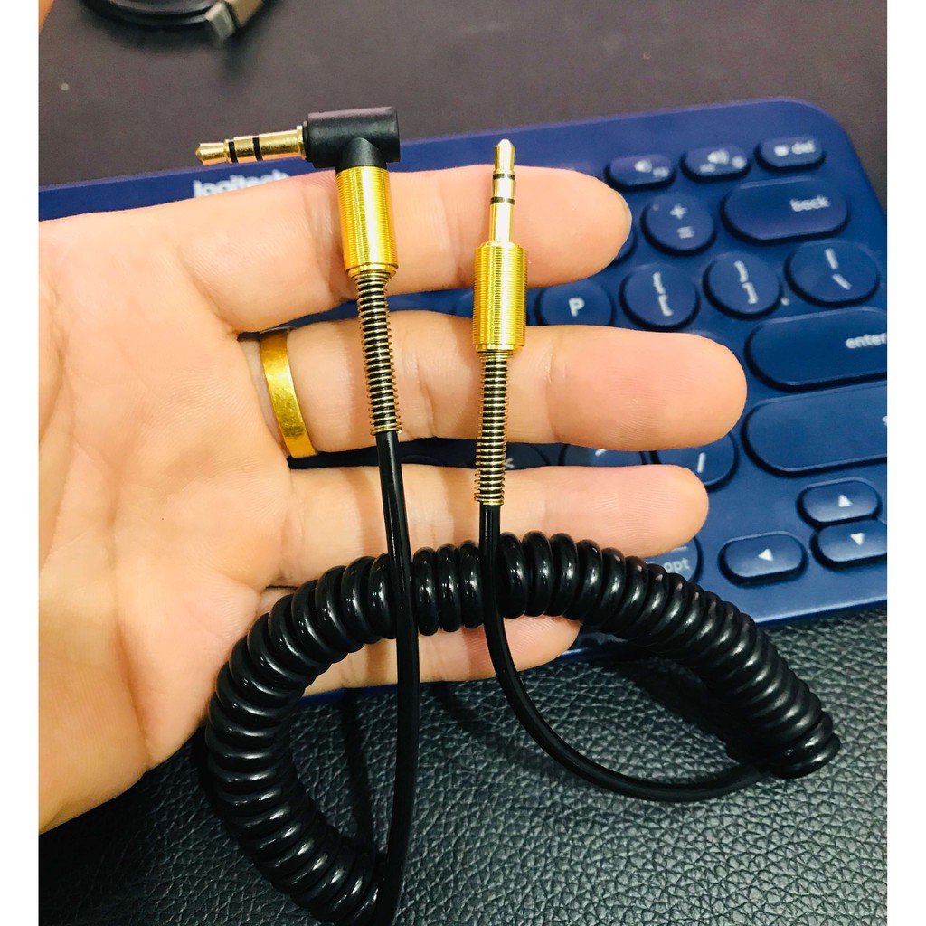 Cáp Nối Âm Thanh 3.5 Mm Dài 1.5m Xoắn Ốc - Jak8910