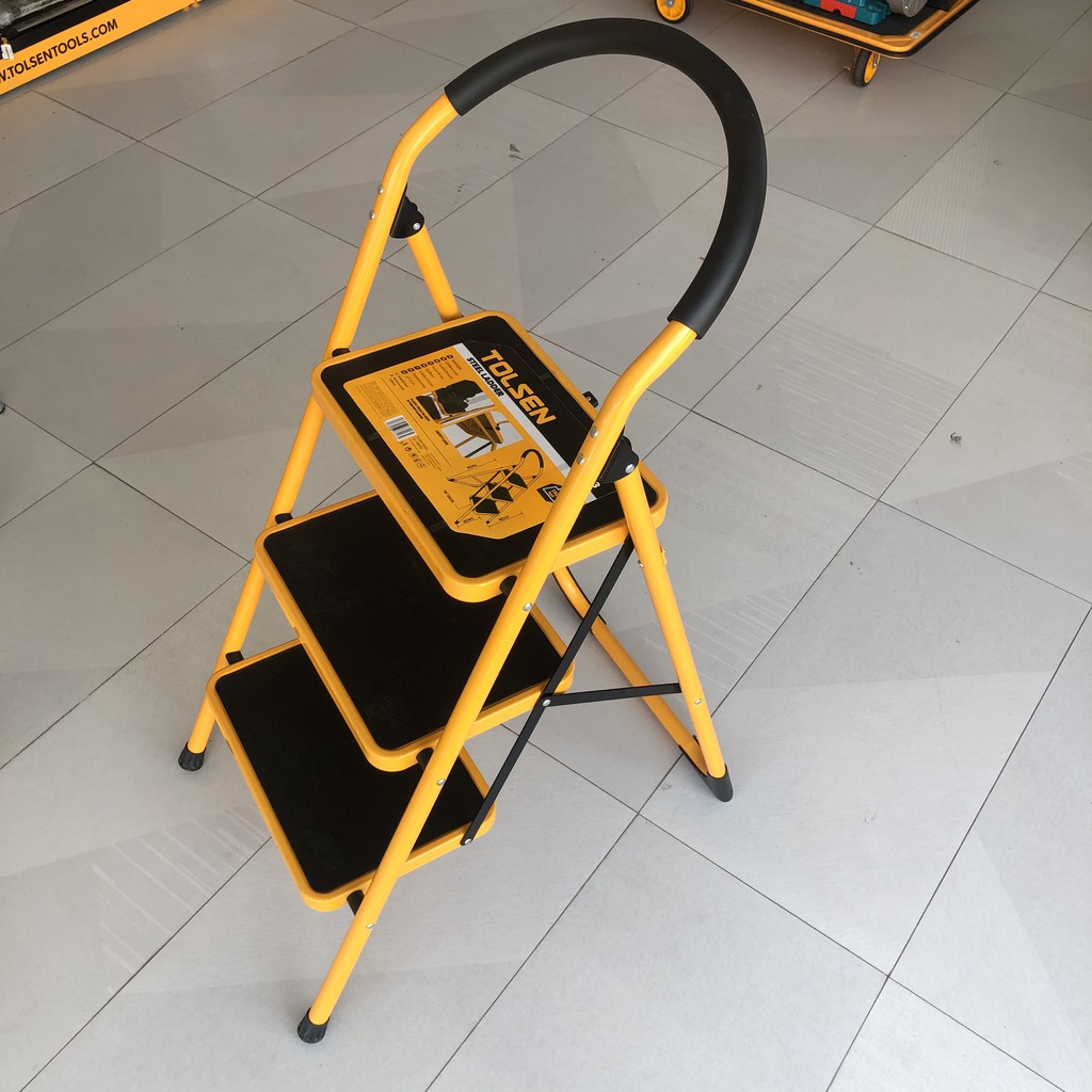 Thang xếp 3 tầng 150kg tolsen 62683