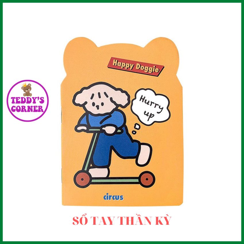 Sổ tay mini gấu, mèo, hoa cute dễ thương, shop giao ngẫu nhiên.