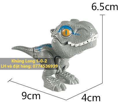 Khủng Long Cắn Ngón Tay Trọn Bộ 43 Mẫu Mô Hình Bằng Nhựa Hàm Có Lò Xo Vui Nhộn