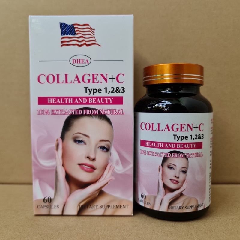 Đẹp da sáng da collagen + c lọ 60 viên