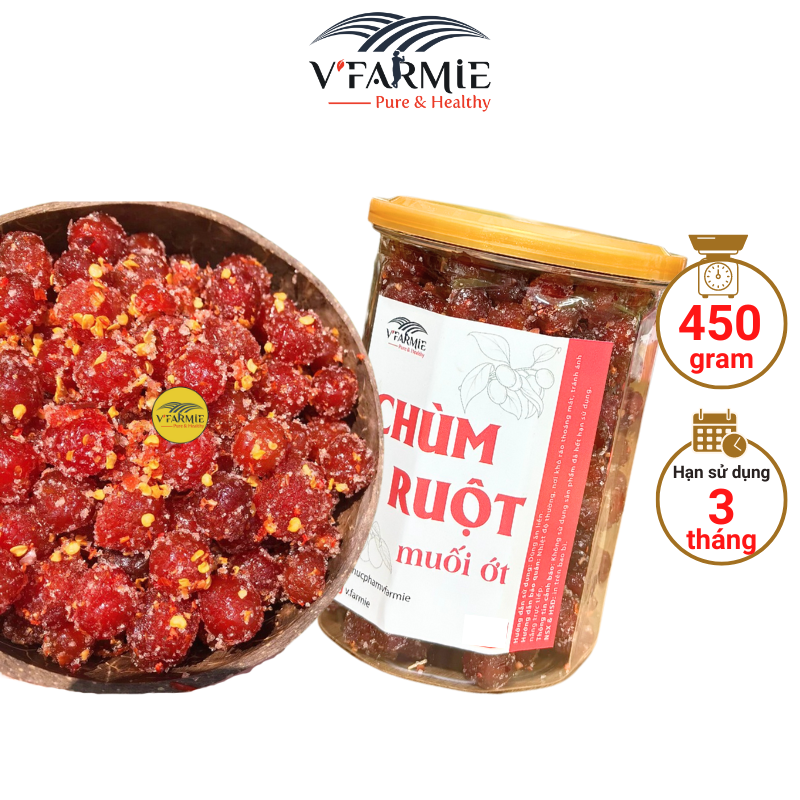Chùm ruột lắc muối ớt hũ 450g