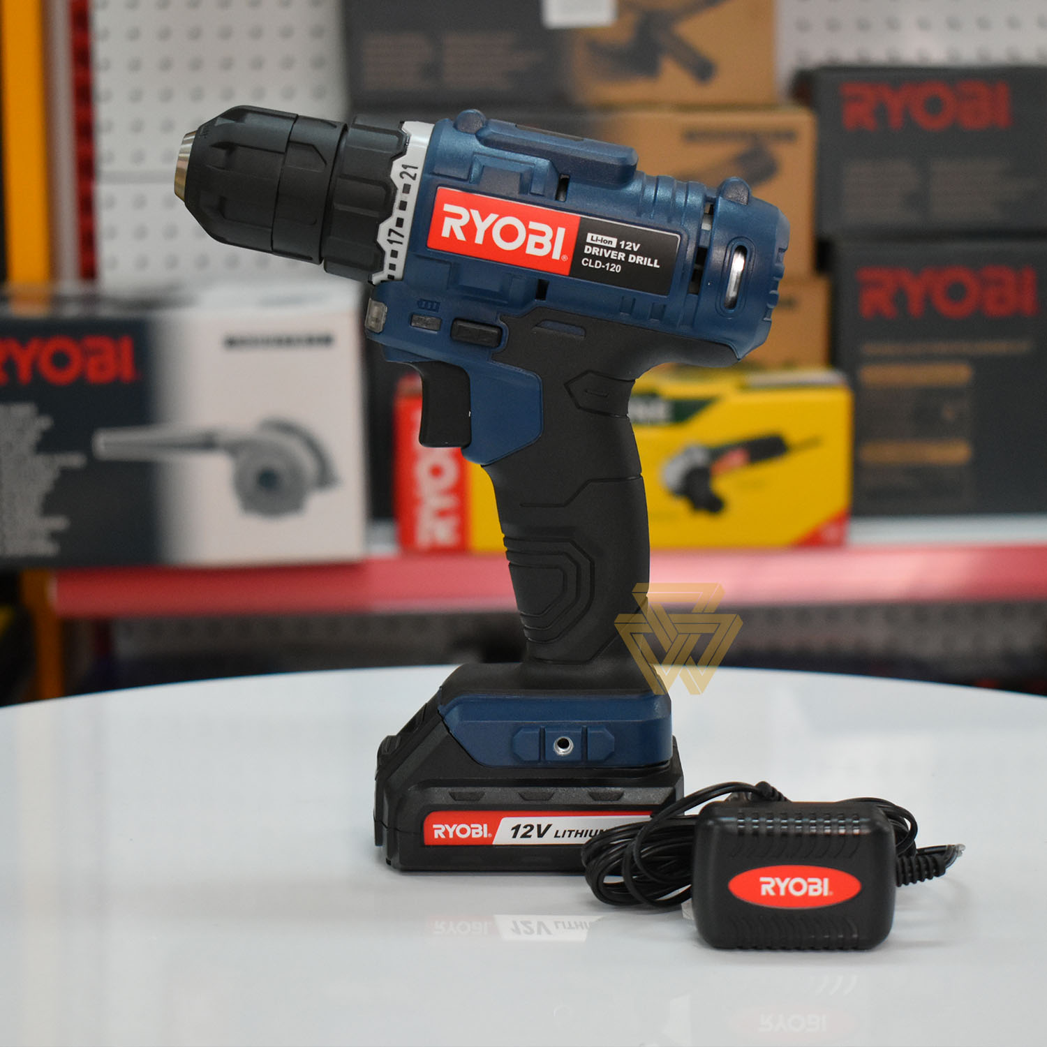 Bộ máy khoan pin 12v ryobi cld-120