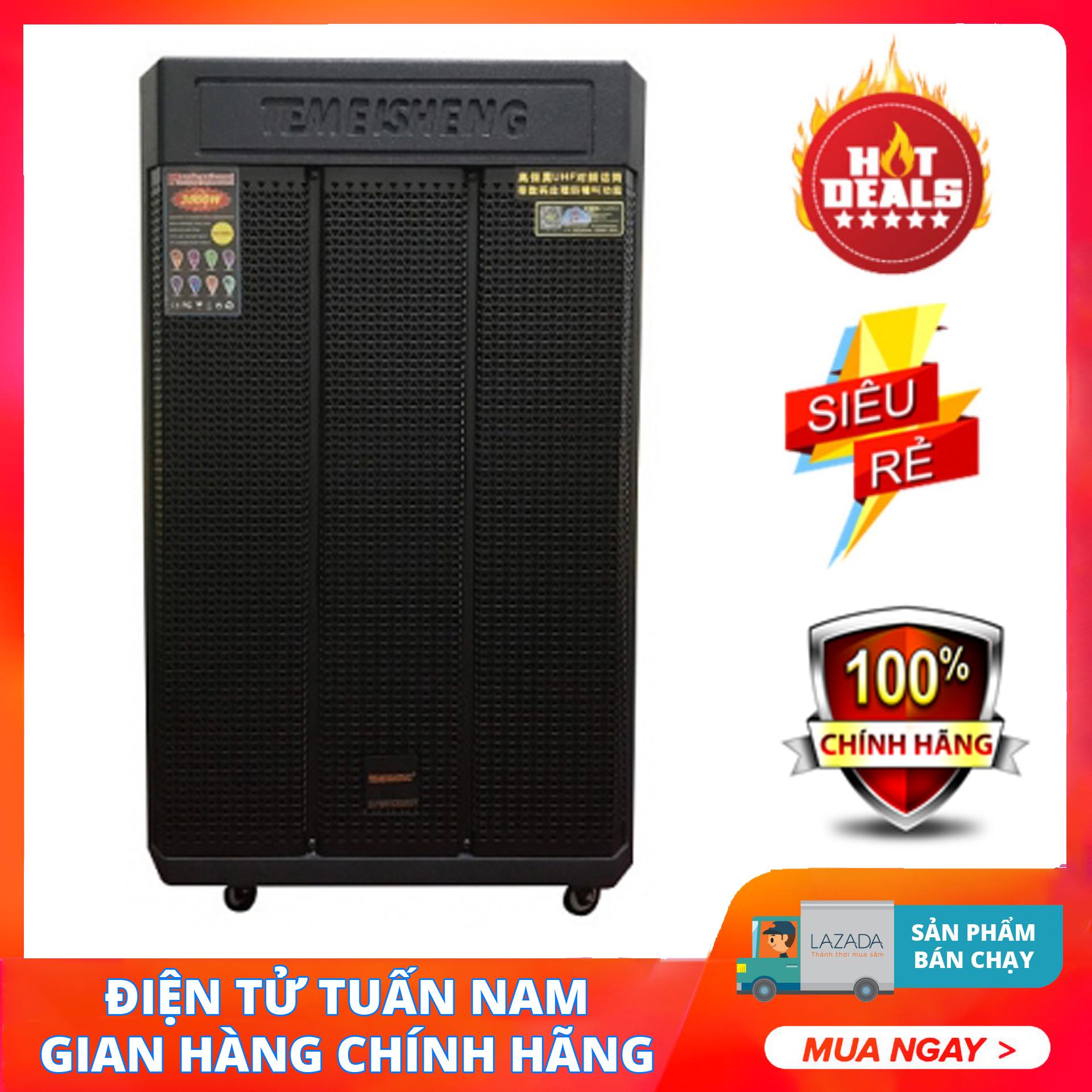 [HCM][Trả góp 0%]LOA KÉO DI ĐỘNG TEMEISHENG GD-159 (4 TẤC) - Công suất cực khủng chơi nhạc cực đã