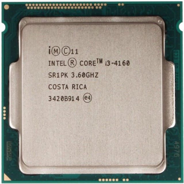 Cpu intel core i3 4160-4170
