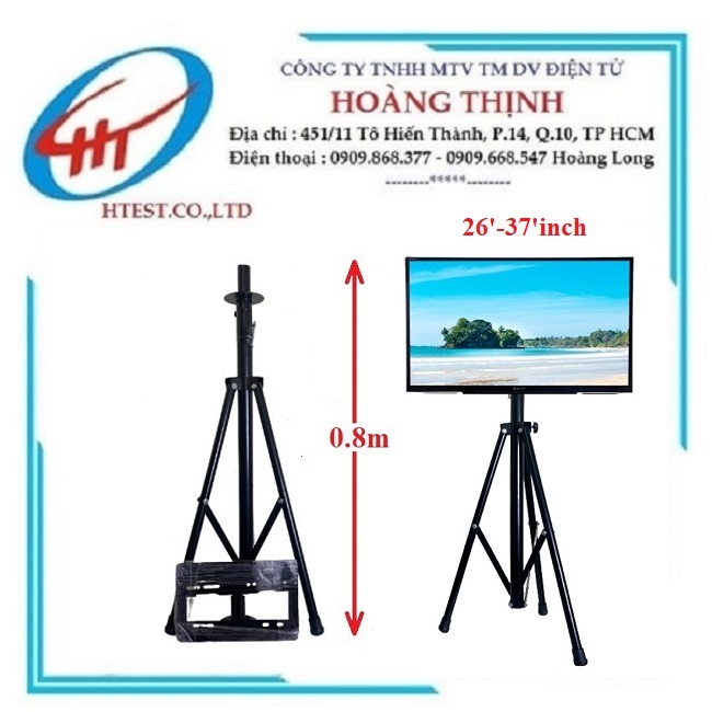 Kệ treo tivi sân khấu 26-37 inch cao 0.8m - Kệ tivi 26-37 0.8m