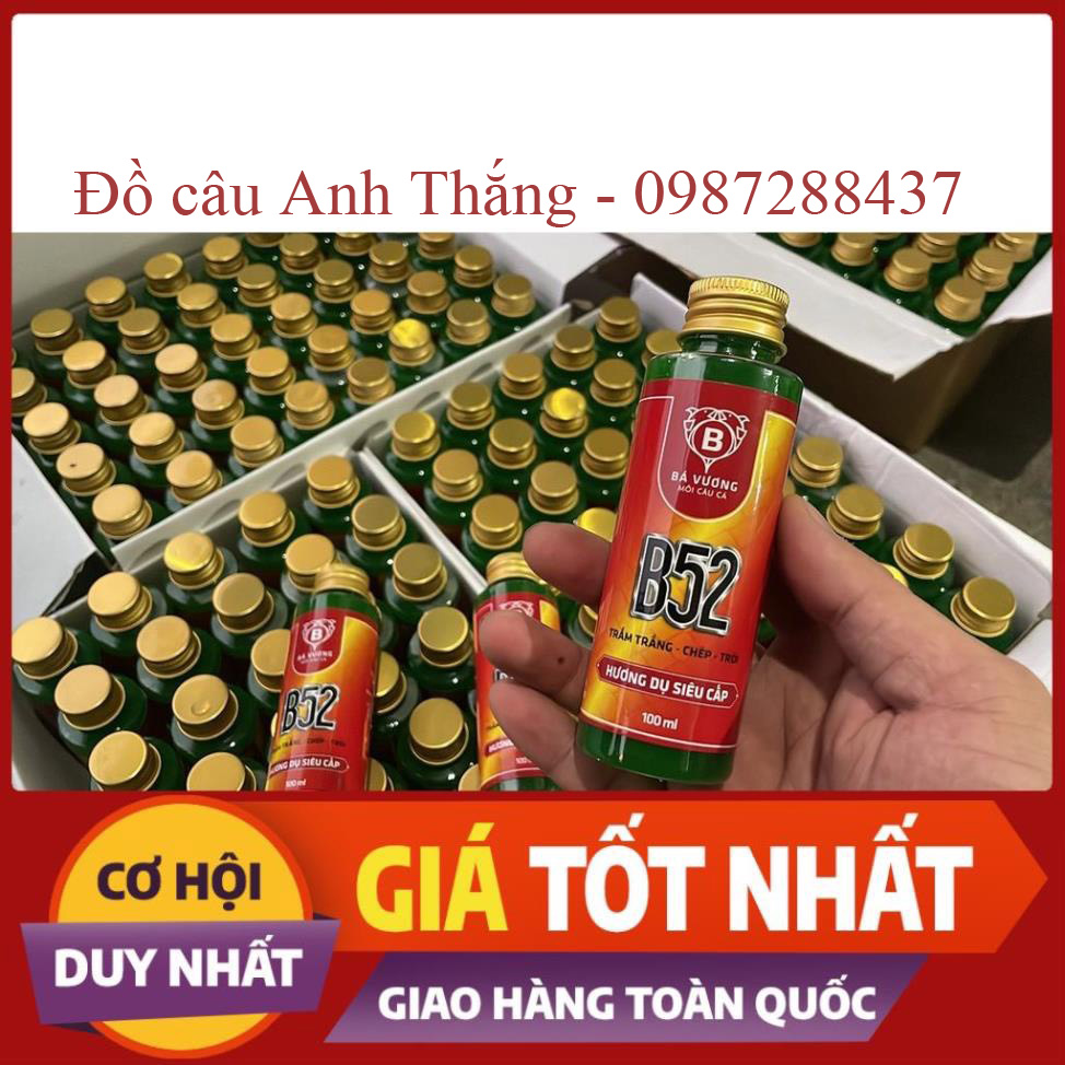 Hương dụ siêu cấp B52 Bá Vương chuyên trắm trắng, chép, trôi