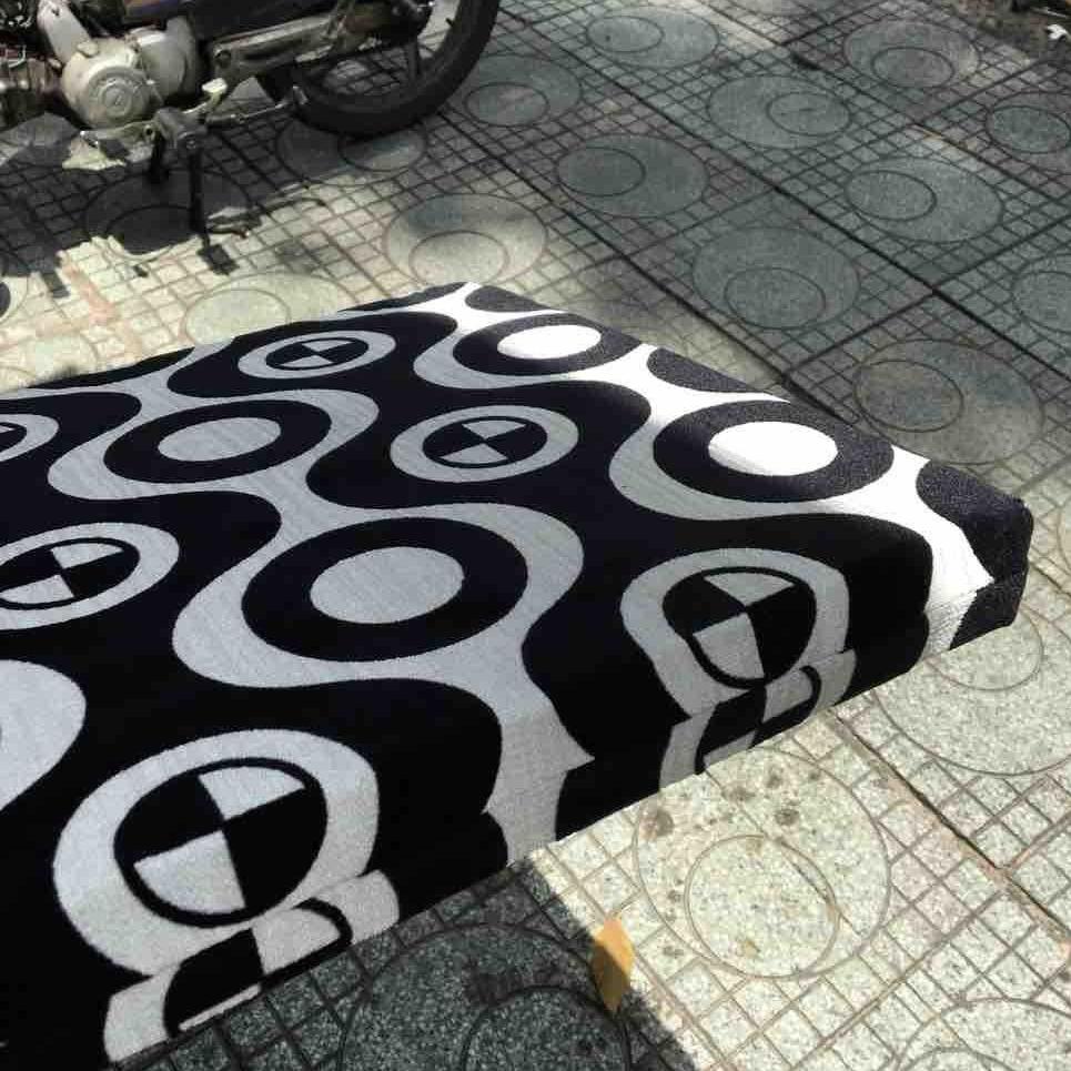 Nệm ngồi dày 5cm NoithatKTP vải bố hoa văn cao cấp 2018