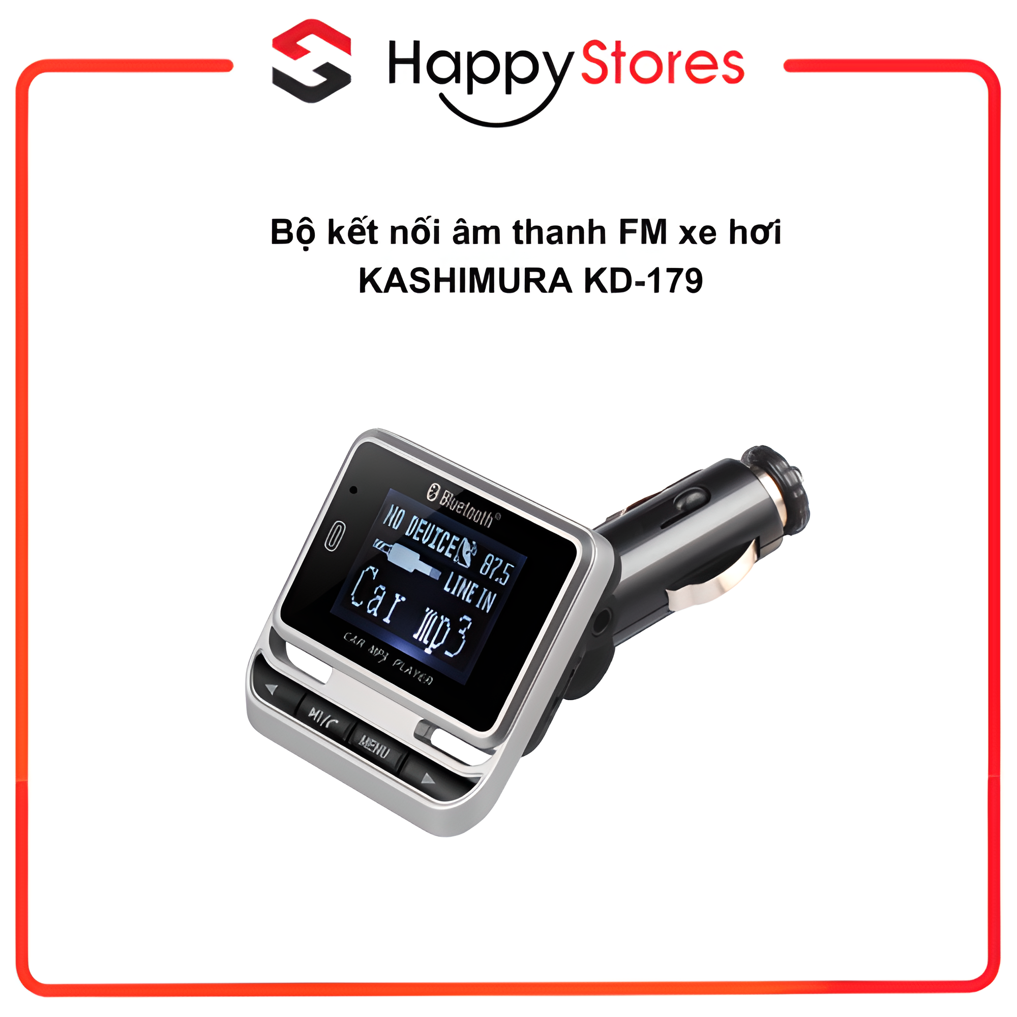 Bộ kết nối âm thanh FM xe hơi KASHIMURA KD-179