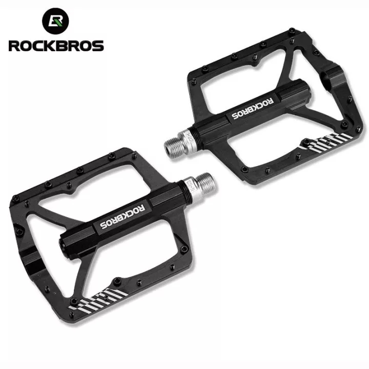 ROCKBROS Bàn Đạp Xe Đạp, Bàn Đạp Siêu Nhẹ Vòng Bi Kín Hợp Kim Nhôm CNC, Bàn Đạp Xe Đạp Đường Trường Chống Thấm Nước Chống Trượt Phụ Kiện Xe Đạp