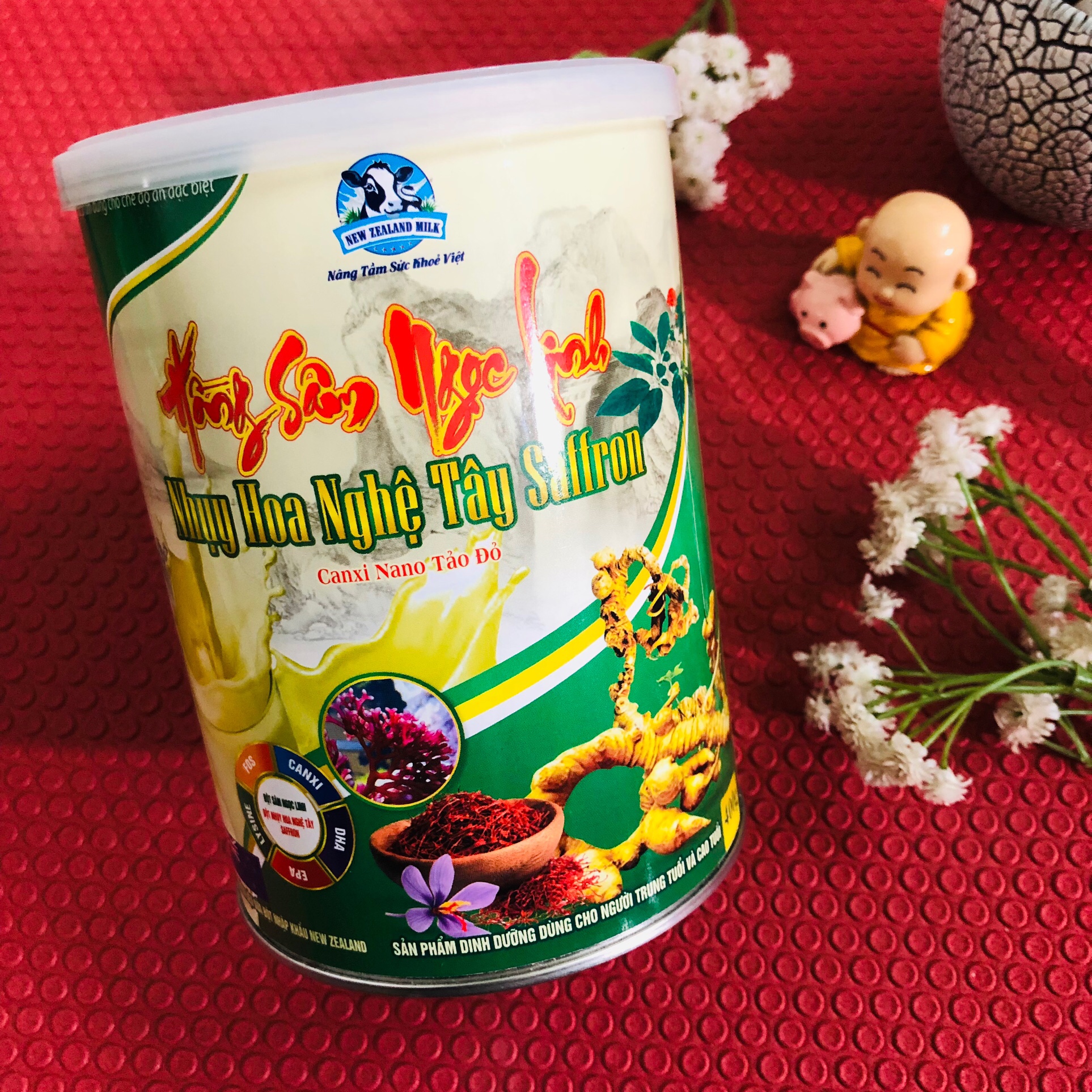 Sữa bột thảo dược Hồng sâm ngọc linh 400gr Sữa bột thảo dược Hồng sâm ngọc linh 400gr
