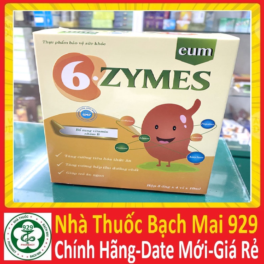 6 Zymes - Bổ sung đầy đủ 6 loại enzyme và vitamin nhóm B cần thiết cho cơ thể