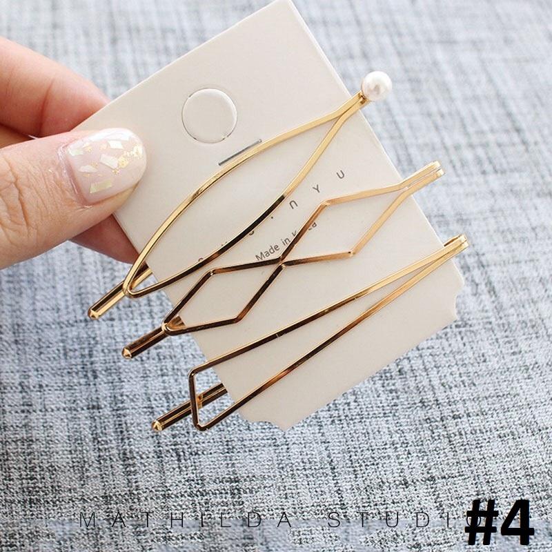 [HCM]COMBO 3 kẹp tóc đính đá Hàn Quốc siêu xinh