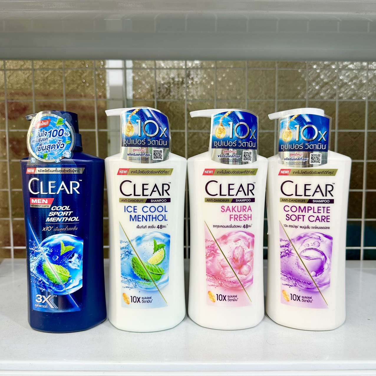 Dầu gội clear 450ml/435ml thái lan