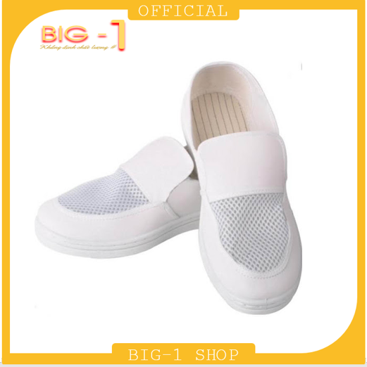 Giầy phòng sạch mặt lưới không nhám chống tĩnh điện