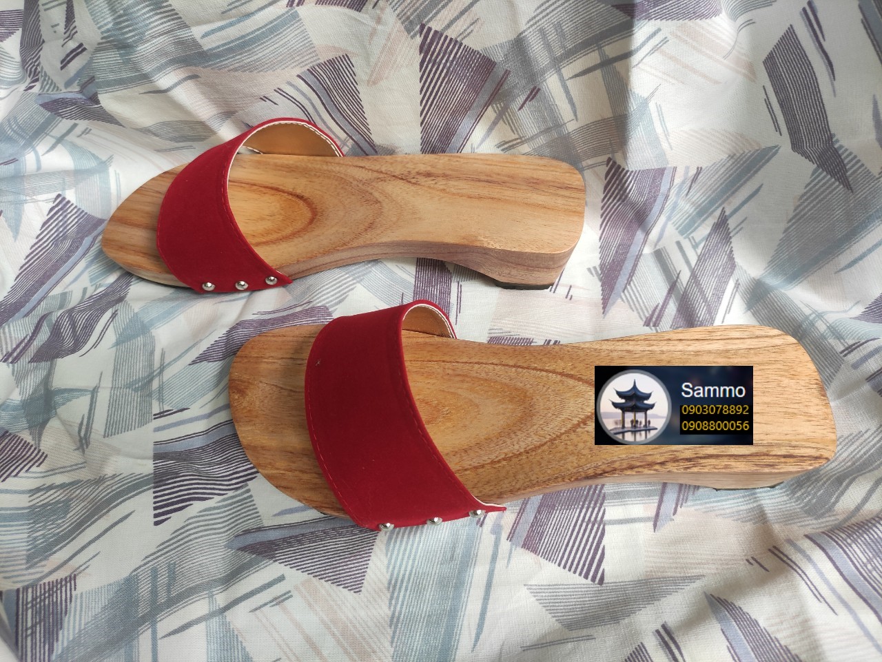 Guốc Gỗ Guốc Mộc Cao 5 Phân