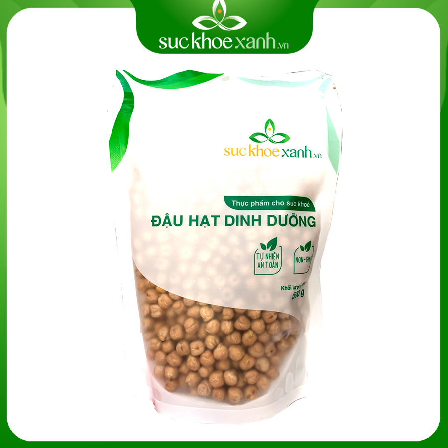 Đậu gà trắng Sức Khỏe Xanh - 500g/túi - Nhập khẩu Canada chính hãng