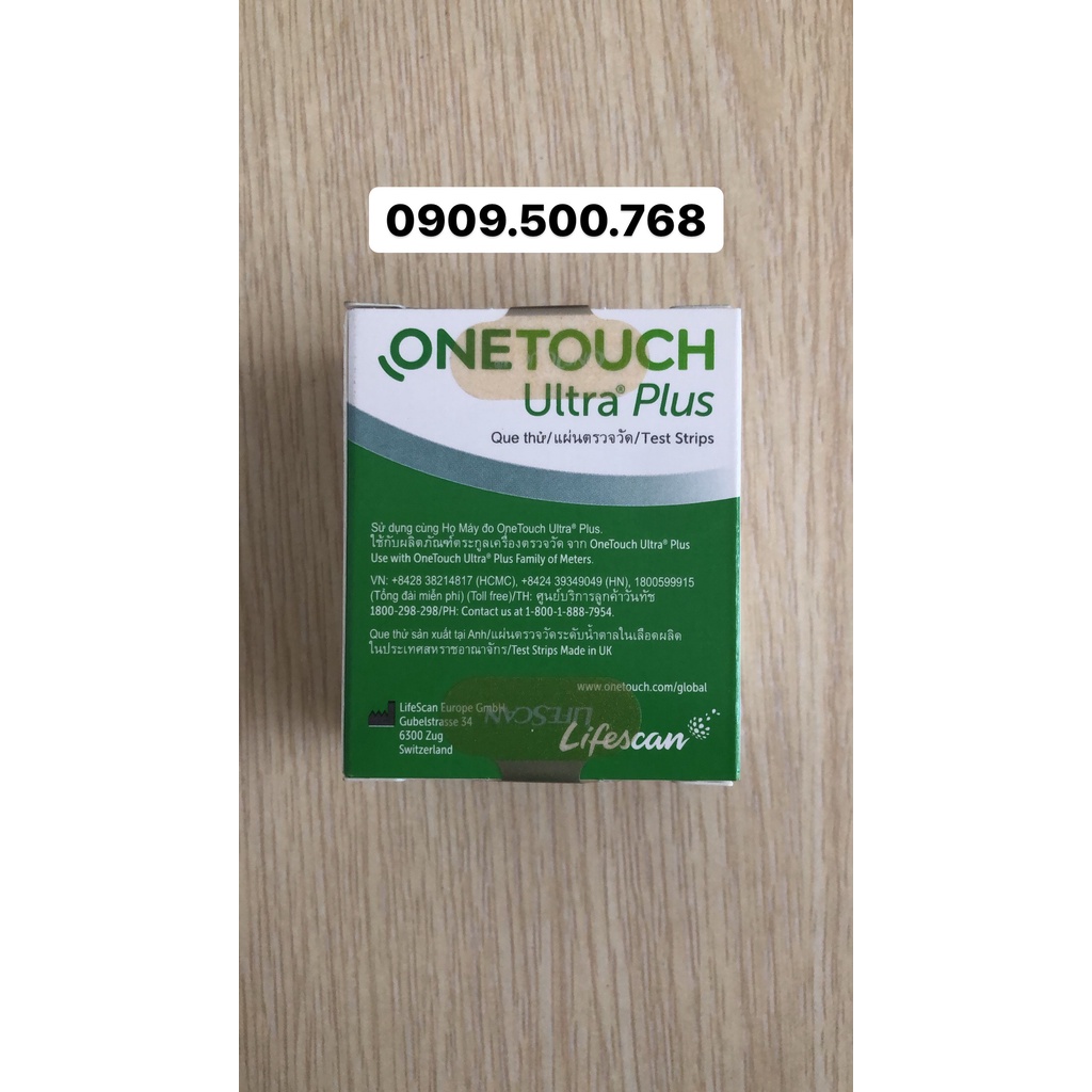Que thử đường huyết ONETOUCH ULTRA PLUS - Y TẾ ARSENIO