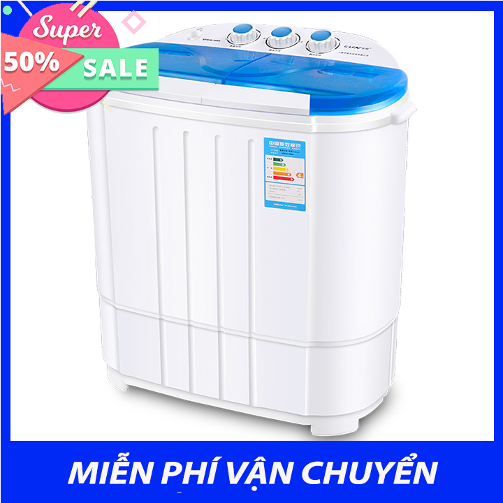 Máy giặt mini 2 lồng giặt XPB36-388S, 3.6kg đồ, Máy giặt đa năng