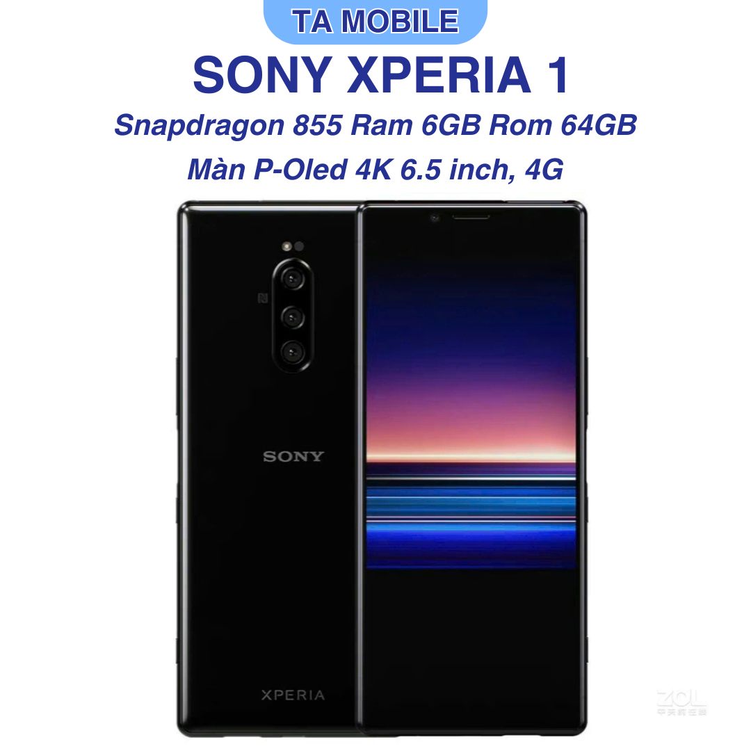 Điện thoại SONY XPERIA 1 6/64GB Chip Snapdragon 855 hàng 95-97%