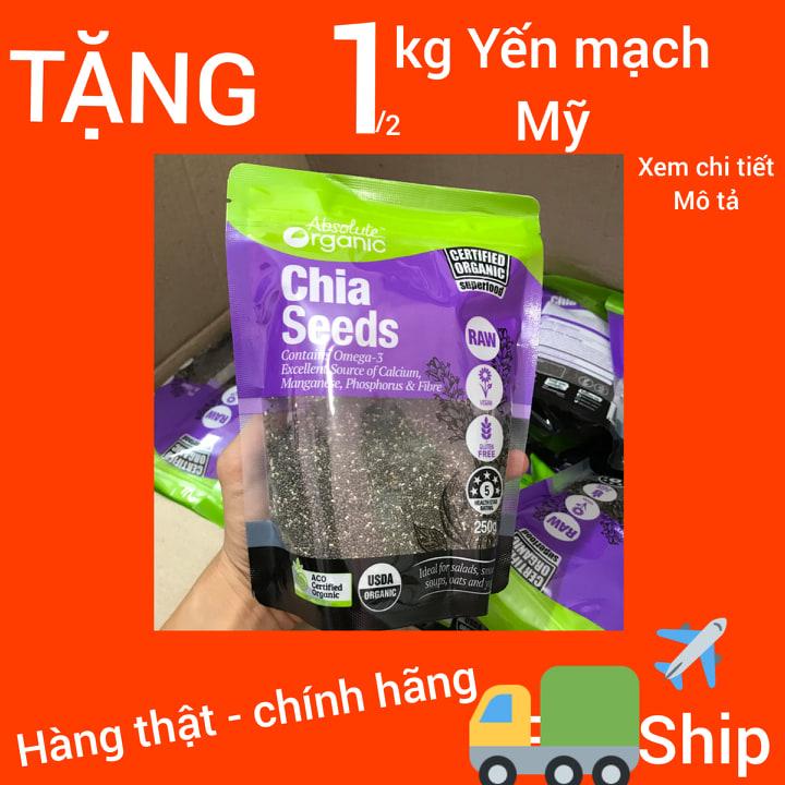 Hạt chia Úc hữu cơ Hạt chia Absolute Organic loại 1 kg nhập khẩu