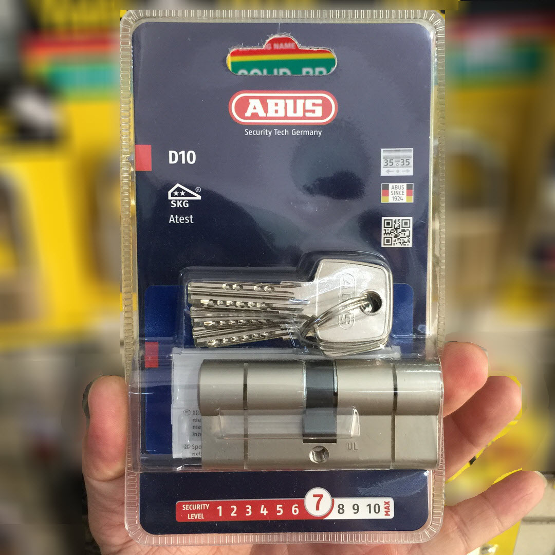 [HCM] Ruột Khóa ABUS D10 Dài 70mm Tâm 35/35