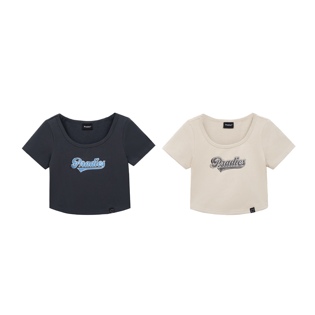 Áo croptop pradies vintage