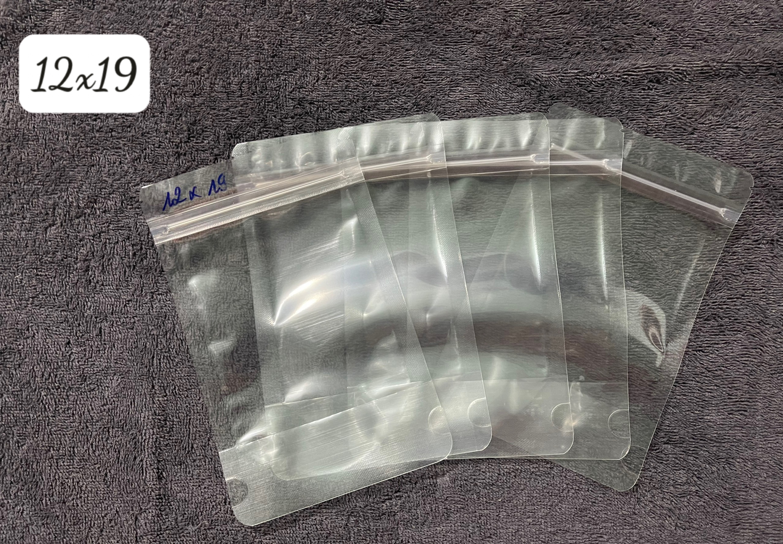 1kg túi zip hai mặt trong suốt đáy đứng, túi zipper đựng thực phẩm đủ size