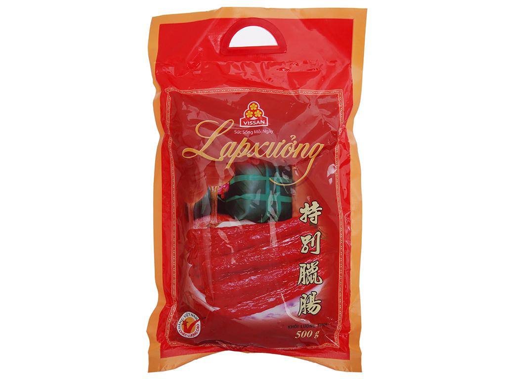 Lạp xưởng heo Vissan gói 500g
