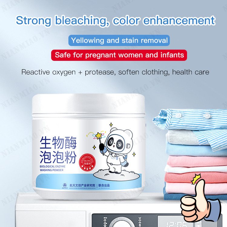 NianMiao Biological enzyme washing powder strong bleaching color enhancement