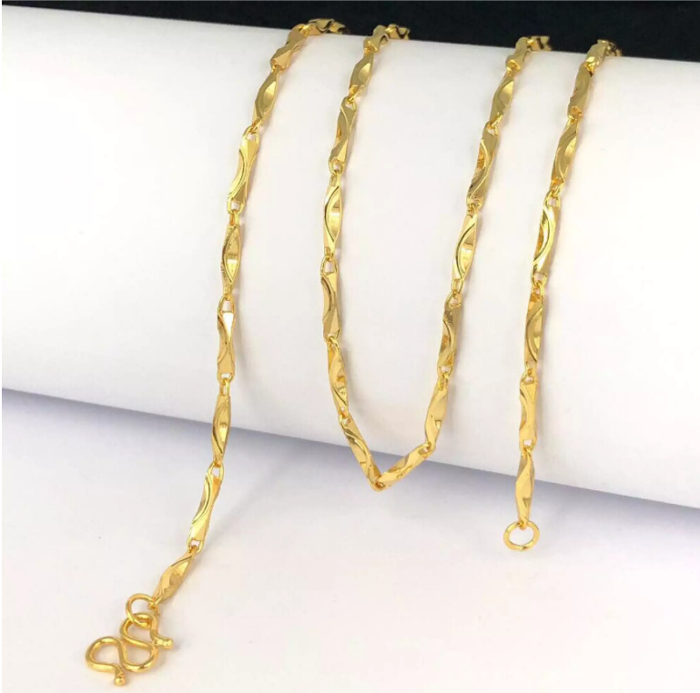 Dây Chuyền Vòng Cổ Xoắn Nam Nữ Mạ Vàng 18k Cao Cấp - Tinh Tế - Đẳng Cấp