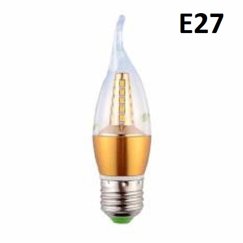 Bóng đèn nến led 5w e27