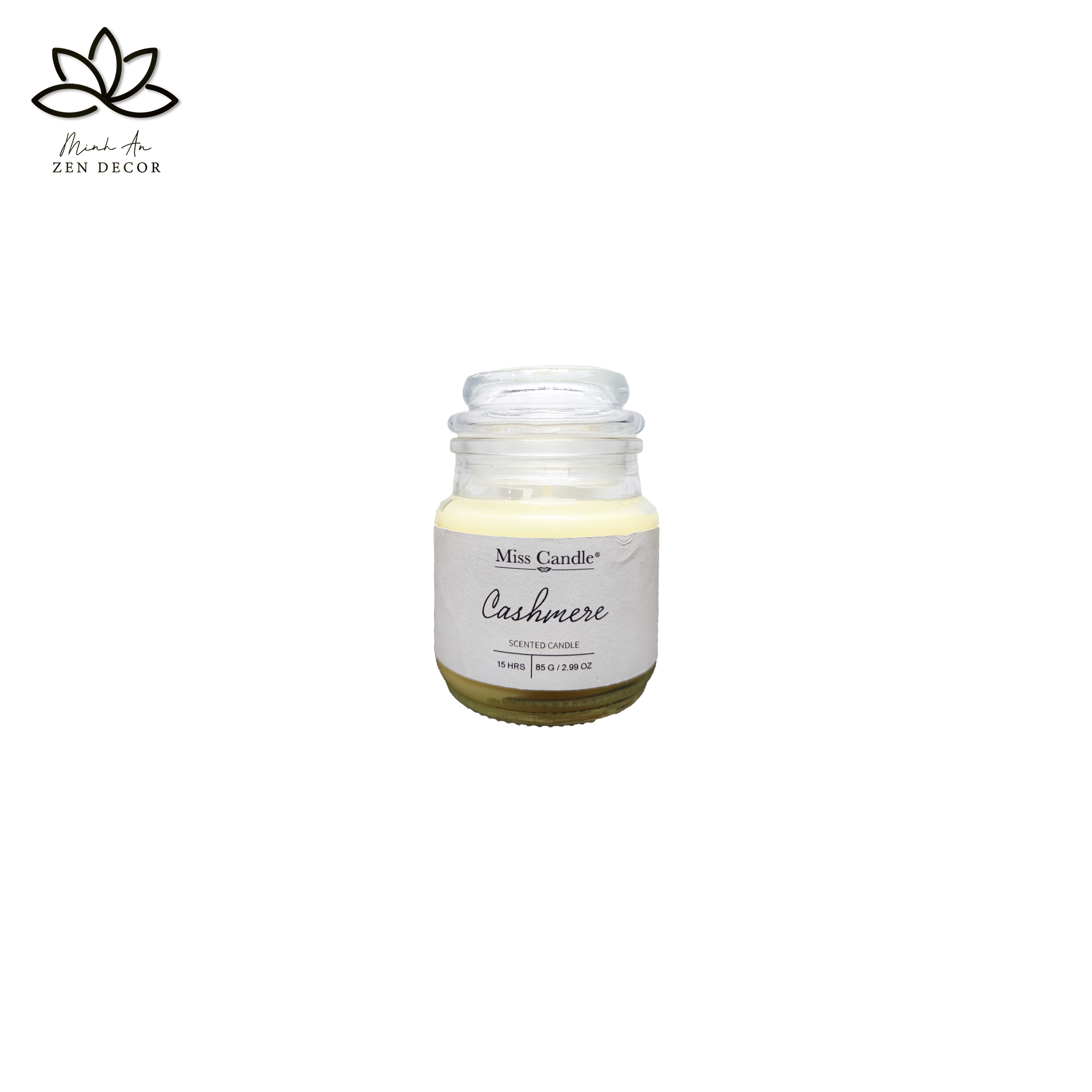 Hủ nến scented candle d6h9 85 gram