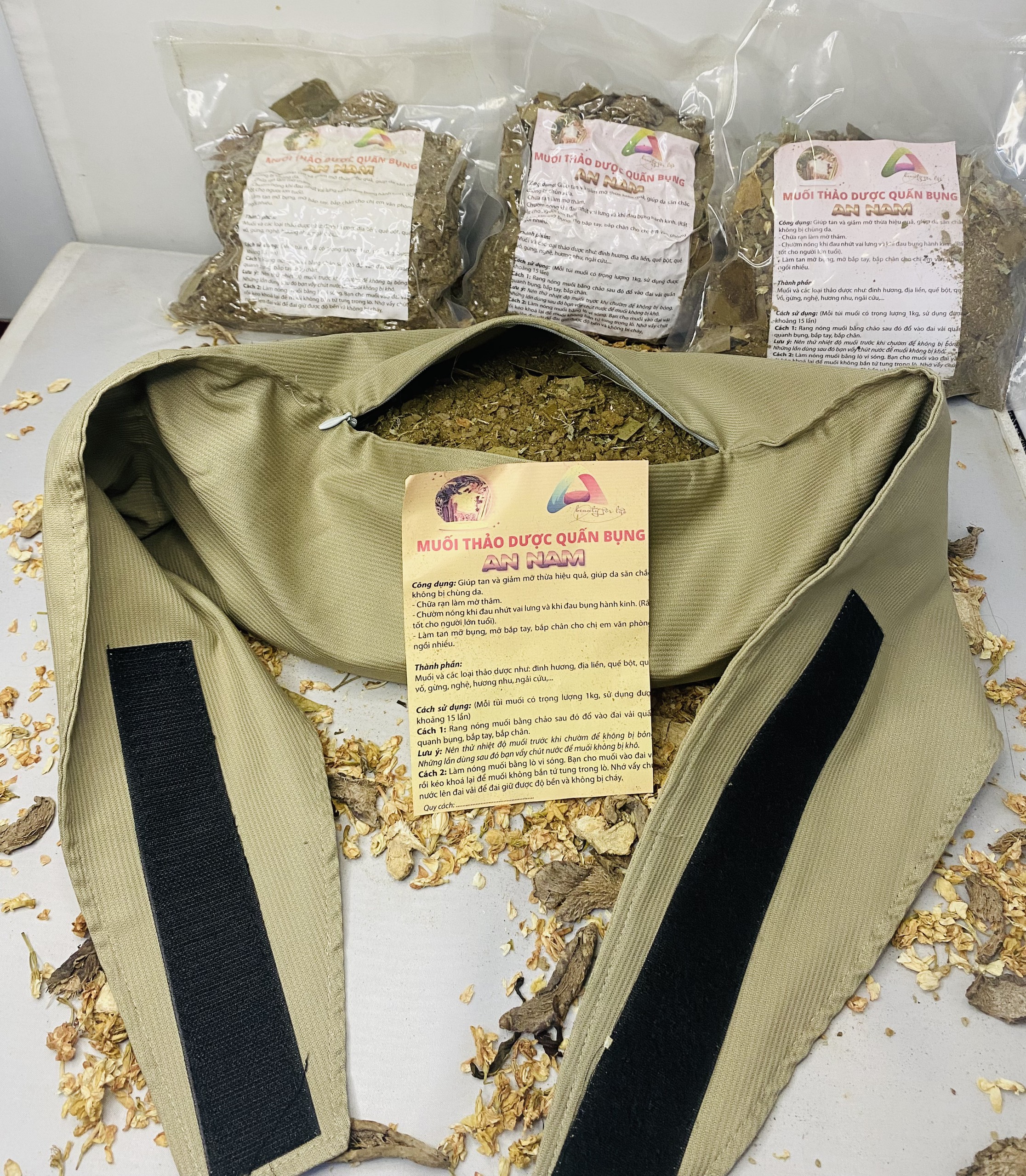 Combo 5 gói muối thảo dược