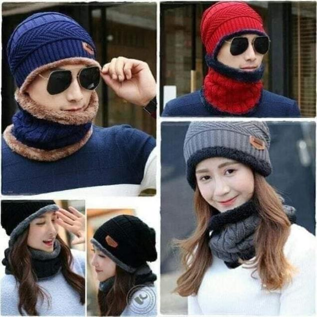 Set mũ kèm khăn len cho mọi lứa tuổi