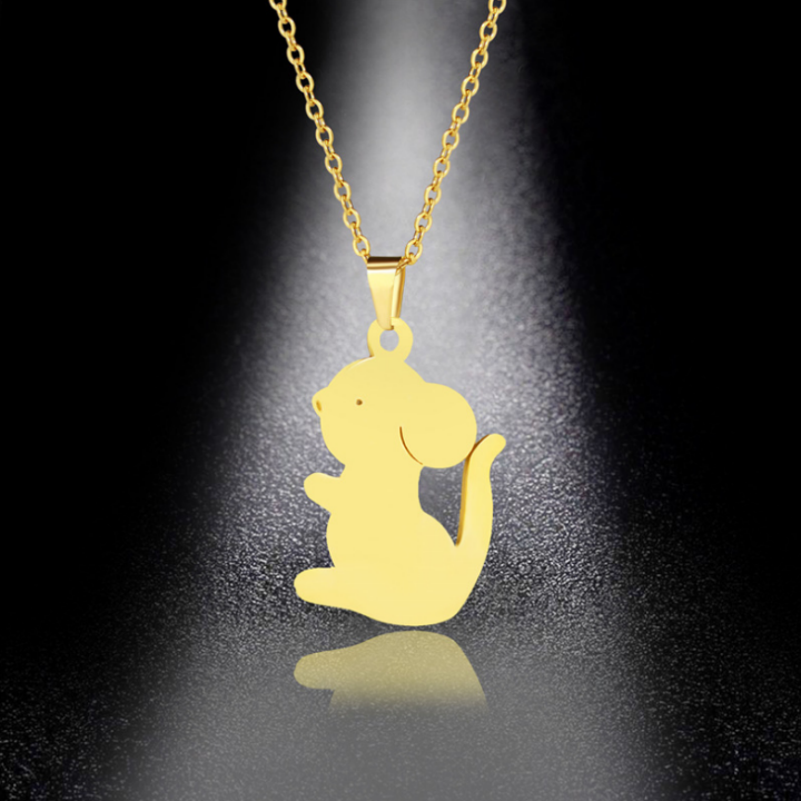 [HCM]Dây Chuyền Titan Cho Nữ Cao Cấp Đẹp Giá Rẻ Mặt Chuột Cute - Đảm Bảo Không Đen Không Rỉ Sét Vĩnh Viễn - V409