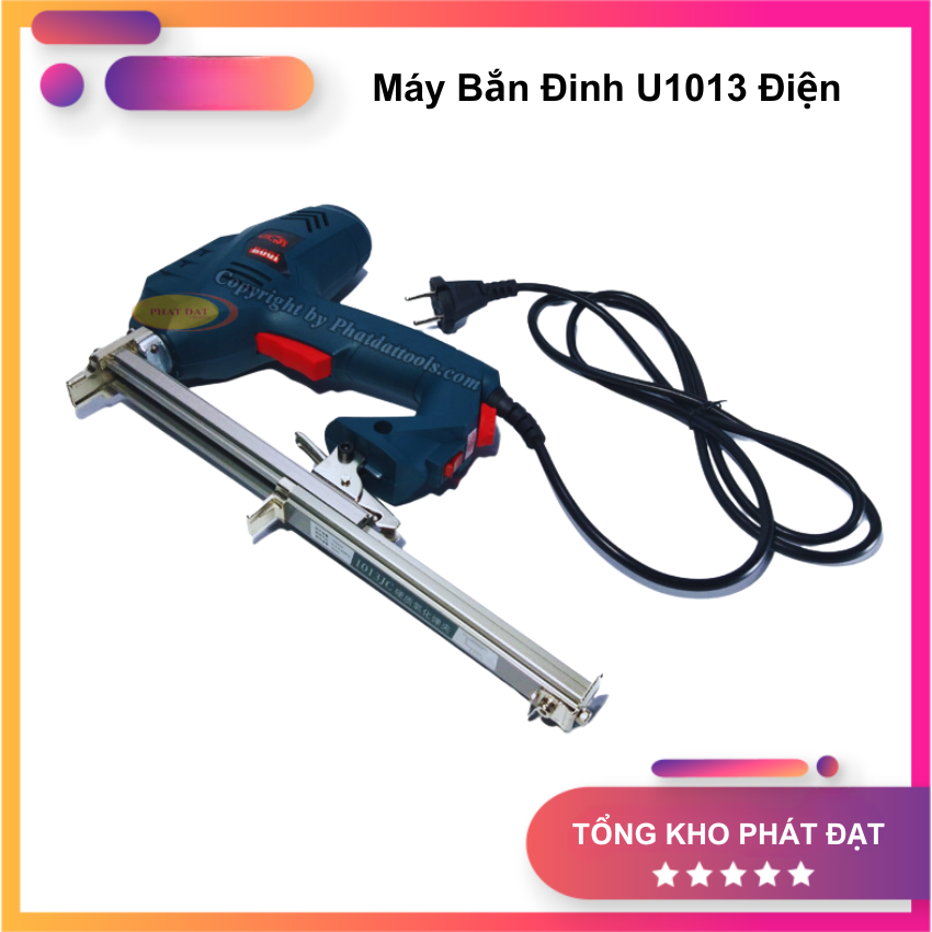 Súng Bắn Ghim Gỗ Bằng Điện 1013J - Máy Bắn Đinh Ghim Chữ U Chạy Điện 220V Công Suất 1800W