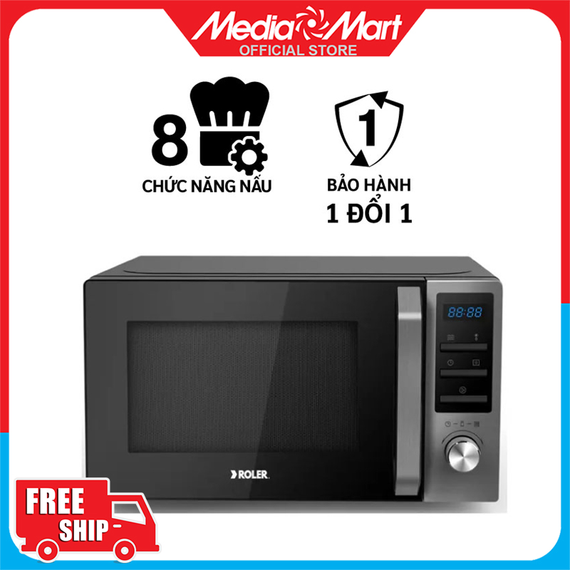 Lò vi sóng điện tử có nướng 25l roler rm-3236a