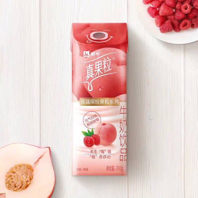 [CÓ SẴN] SỮA CHÂN QUẢ LẠP LẺ 1 HỘP- VỊ ĐÀO